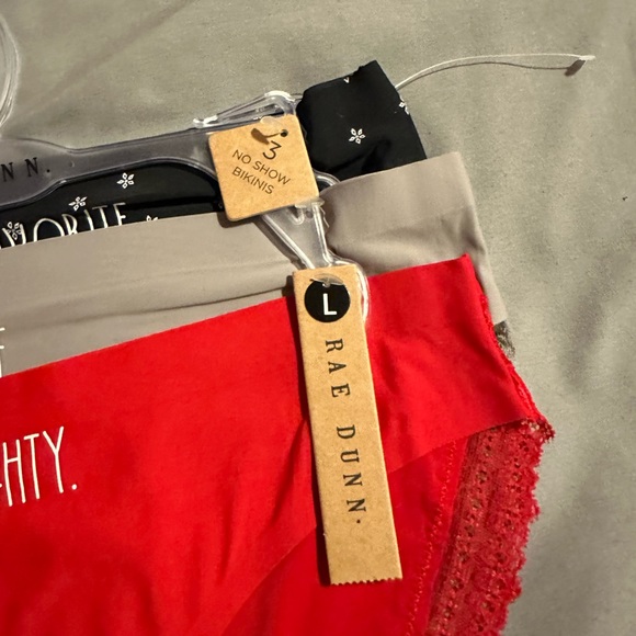NWT! Rae Dunn 3-Pack No Show Christmas Bikini Underwear Panties - Picture 7 of 10